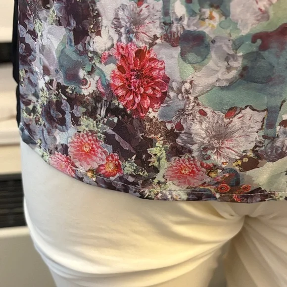 H&M Colorful Floral Print Blouse - Picture 2 of 7